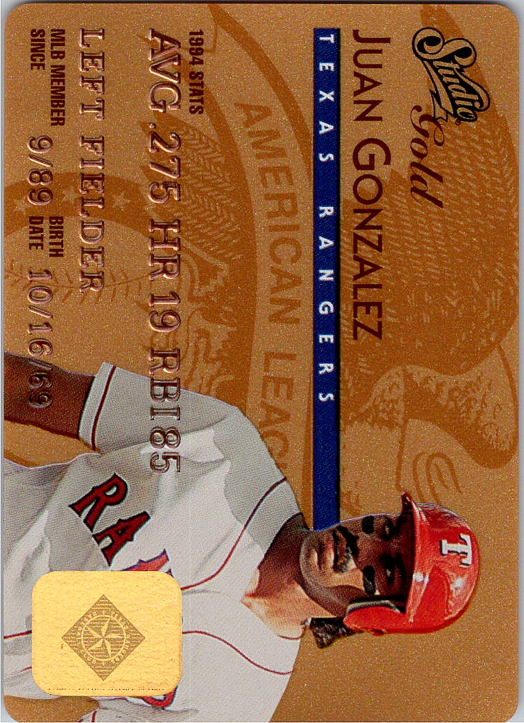 1995 Studio Gold Series Baseball - Pick From List - Picture 37 of 88