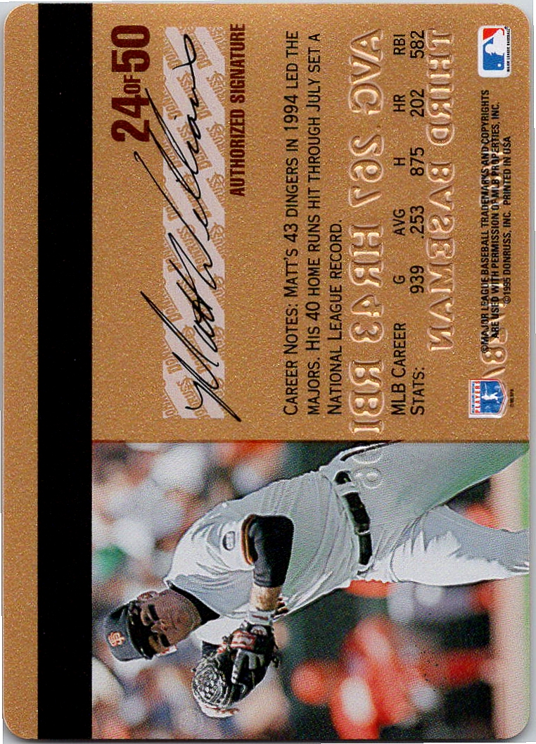1995 Studio Gold Series Baseball - Pick From List - Picture 44 of 88