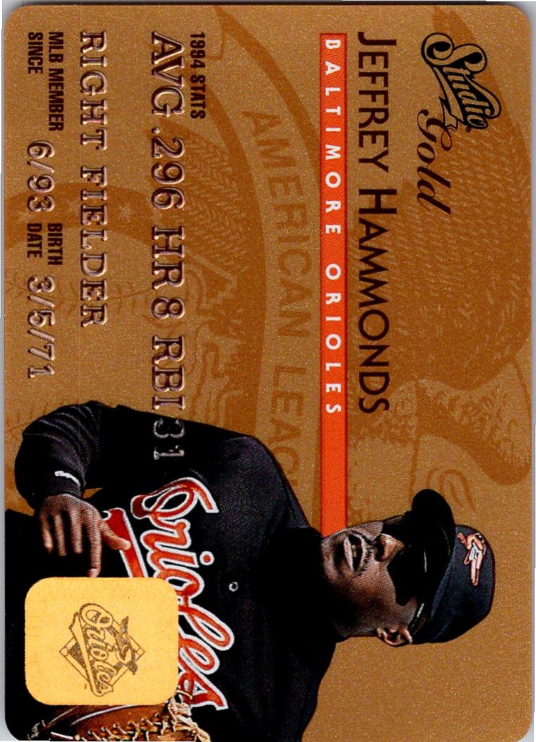 1995 Studio Gold Series Baseball - Pick From List - Picture 69 of 88