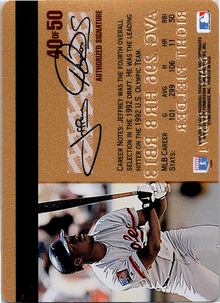 1995 Studio Gold Series Baseball - Pick From List - Picture 70 of 88