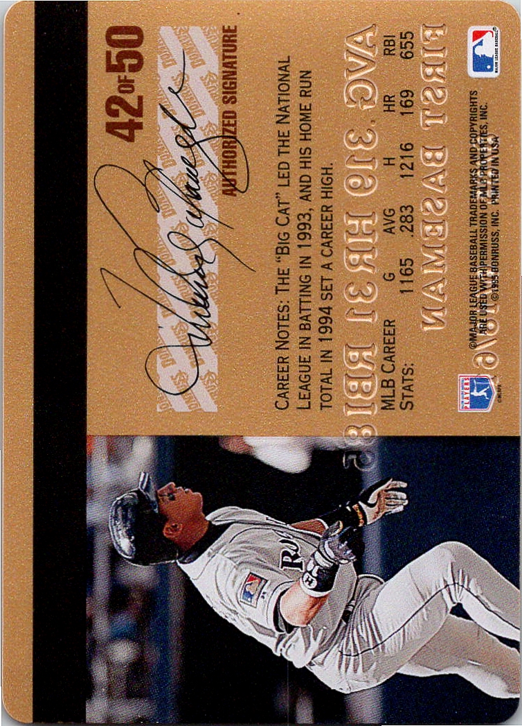1995 Studio Gold Series Baseball - Pick From List - Picture 74 of 88